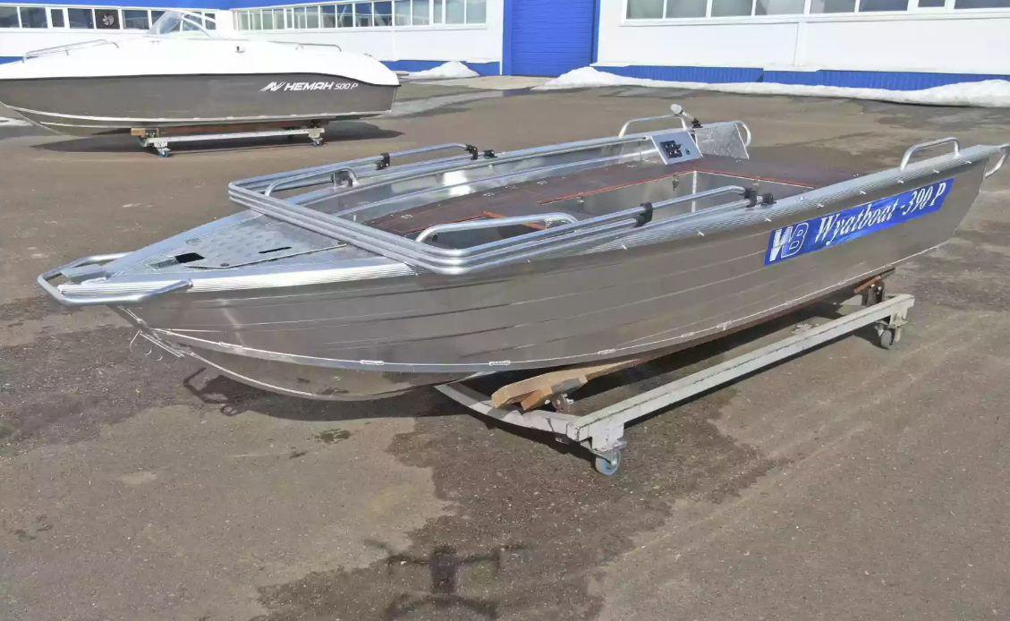 Алюминиевая лодка Wyatboat-390РМ в Северодвинске