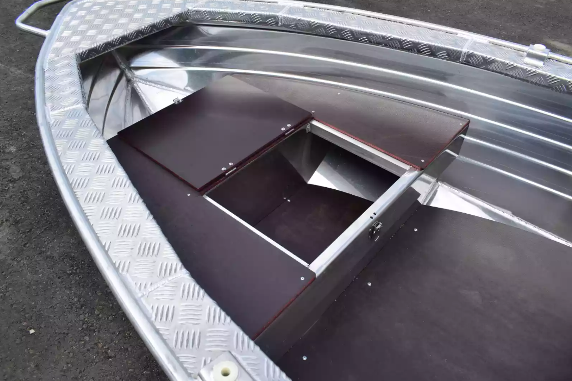 Алюминиевая лодка Wyatboat-390Р Увеличенный борт в Северодвинске