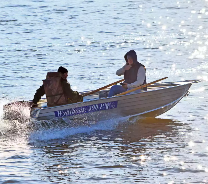 Алюминиевая лодка Wyatboat-390 P в Северодвинске