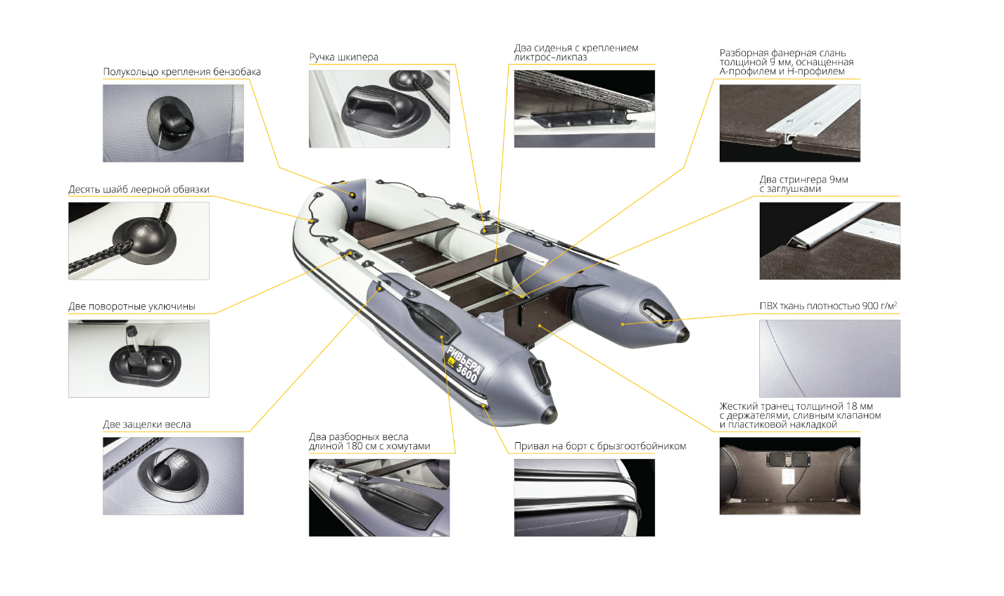 Лодка Ривьера Компакт 2900 СК в Северодвинске