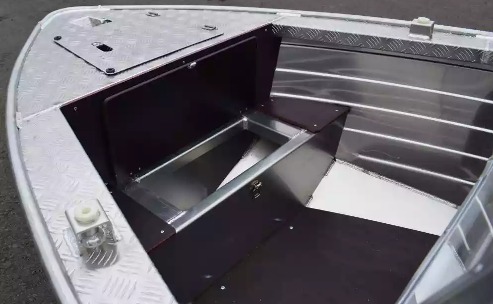 Алюминиевая лодка Wyatboat-390 DCM Увеличенный борт в Северодвинске