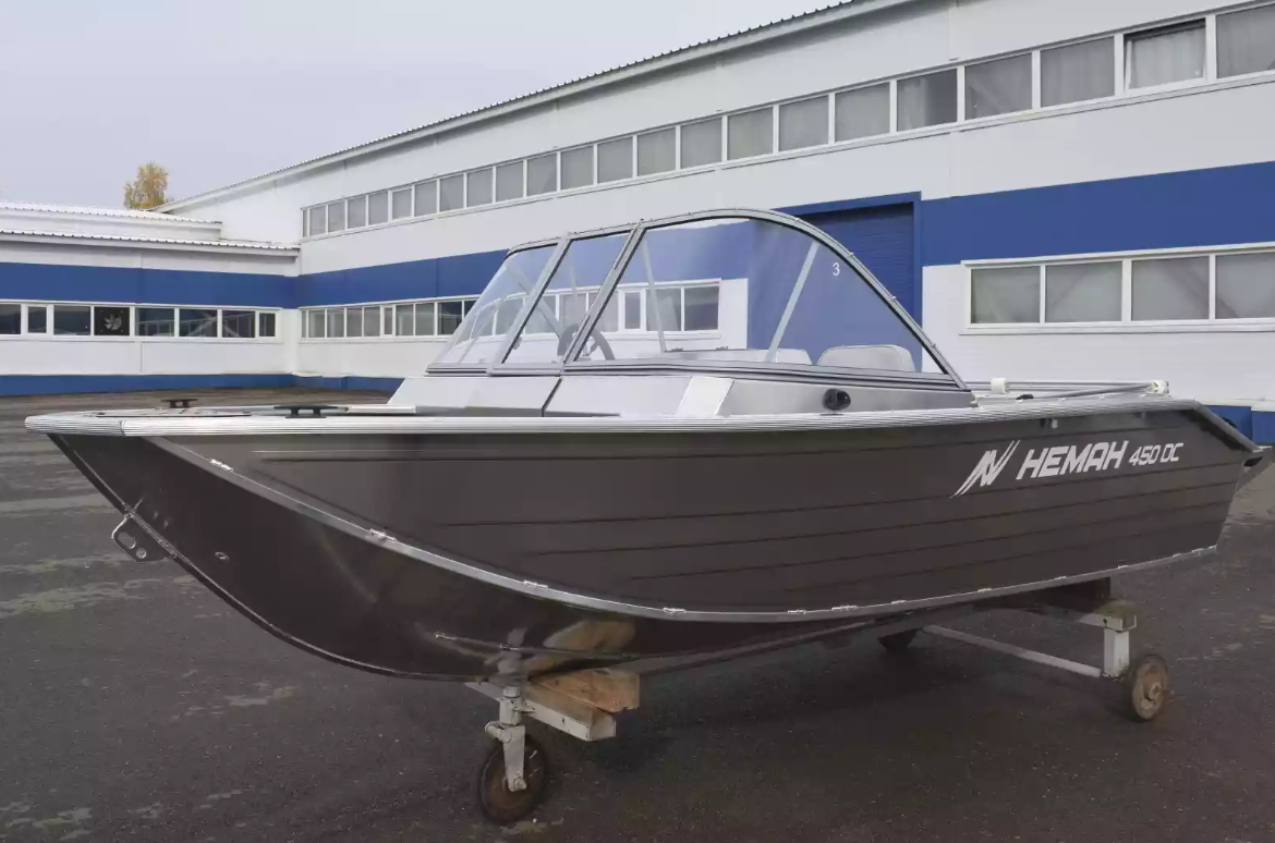Алюминиевый катер Неман-450 DC NEW без покраски в Северодвинске