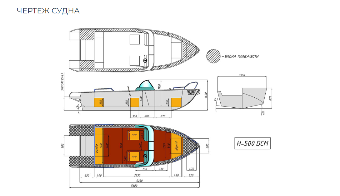 Алюминиевый катер Неман-500 DCM в Северодвинске