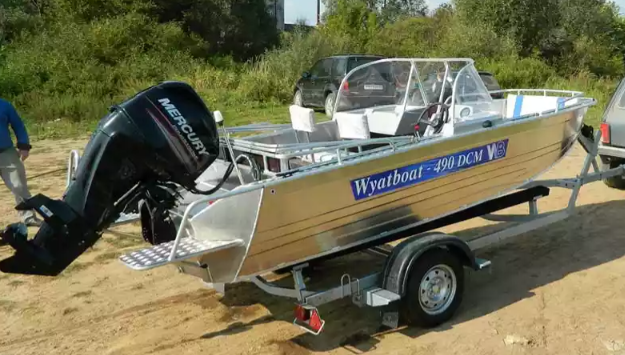 Алюминиевый катер Wyatboat-490 DCM в Северодвинске