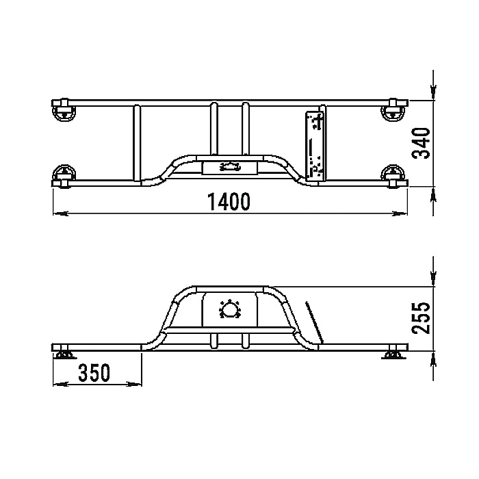 Стойка рулевая с бортовым креплением малая в Северодвинске