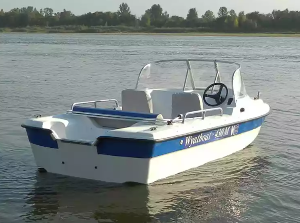 Стеклопластиковый катер Wyatboat-430 M (тримаран) в Северодвинске