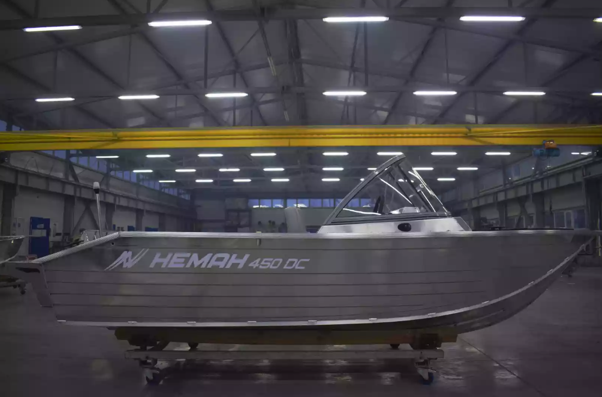 Алюминиевый катер Неман-450 DC NEW без покраски в Северодвинске