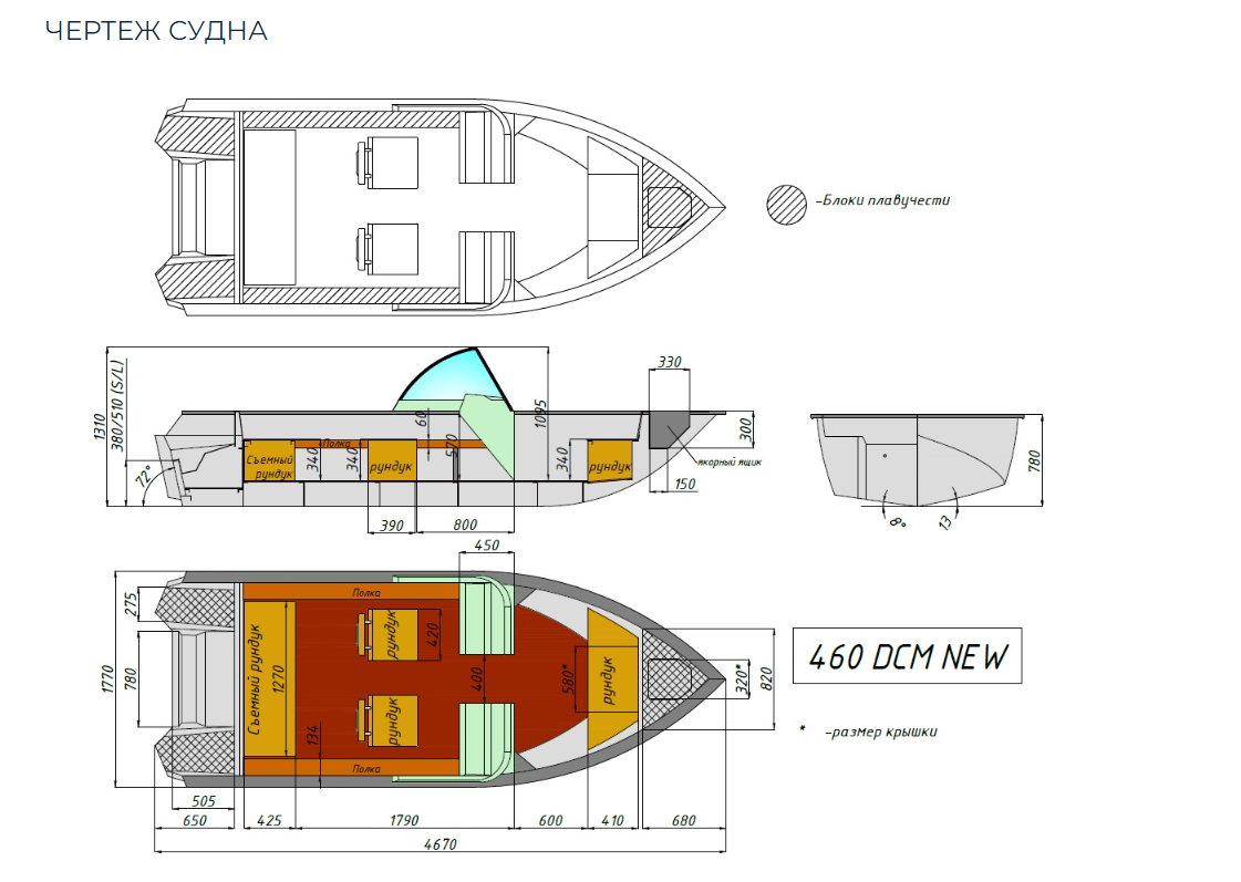 Алюминиевый катер Wyatboat-460 DCM NEW в Северодвинске
