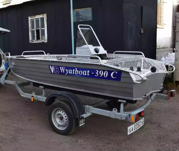Алюминиевый катер Wyatboat-390 C в Северодвинске