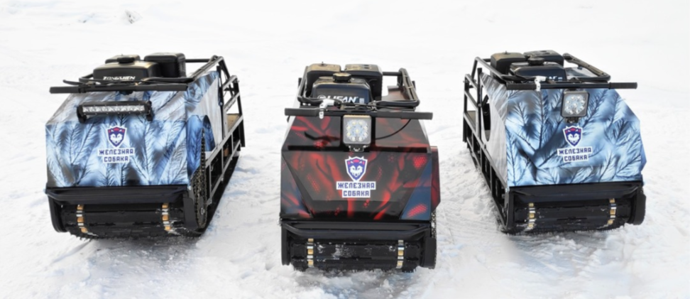 Мотобуксировщик Irondog (Железная собака) M500 20  Камуфляж Охотник в Северодвинске