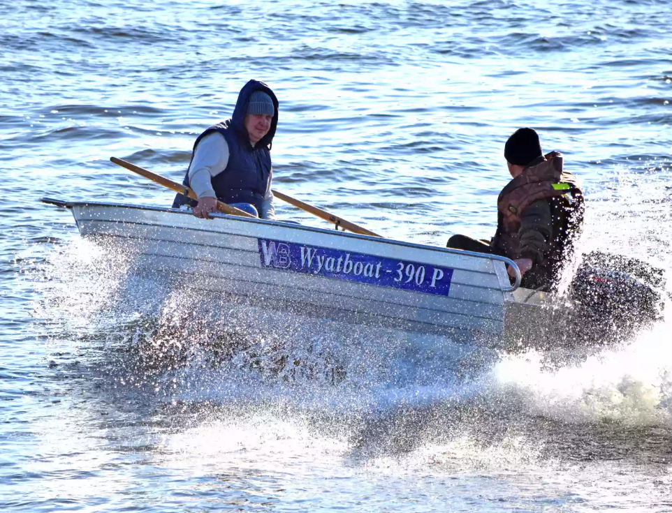 Алюминиевая лодка Wyatboat-390 P в Северодвинске