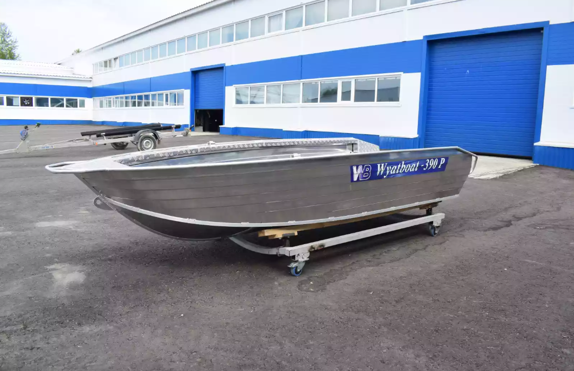 Алюминиевая лодка Wyatboat-390Р Увеличенный борт в Северодвинске