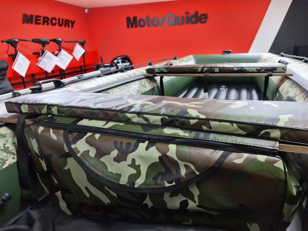 КОМПЛЕКТ МЯГКИХ НАКЛАДОК С СУМКОЙ ДЛЯ ЛОДОК 105Х20 КАМУФЛЯЖ в Северодвинске