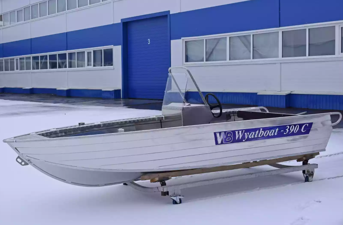 Алюминиевая лодка Wyatboat-390 C в Северодвинске