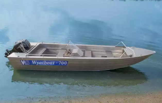 Алюминиевый катер Wyatboat-700 в Северодвинске