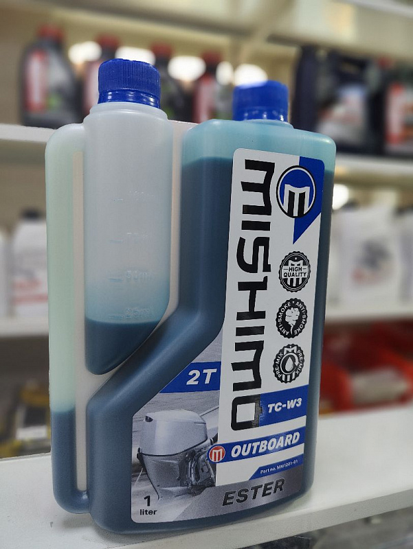 Масло MISHIMO 2T OUTBOARD (ESTER) полусинтетика 1 л в Северодвинске