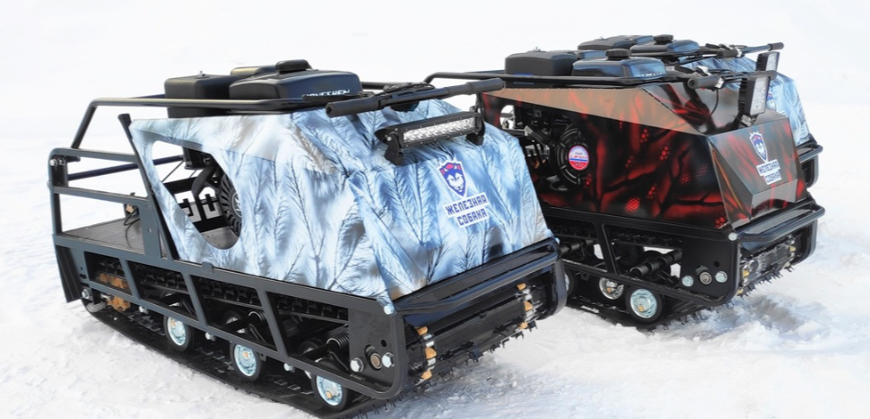 Мотобуксировщик Irondog (Железная собака) M500 20  Камуфляж Охотник в Северодвинске