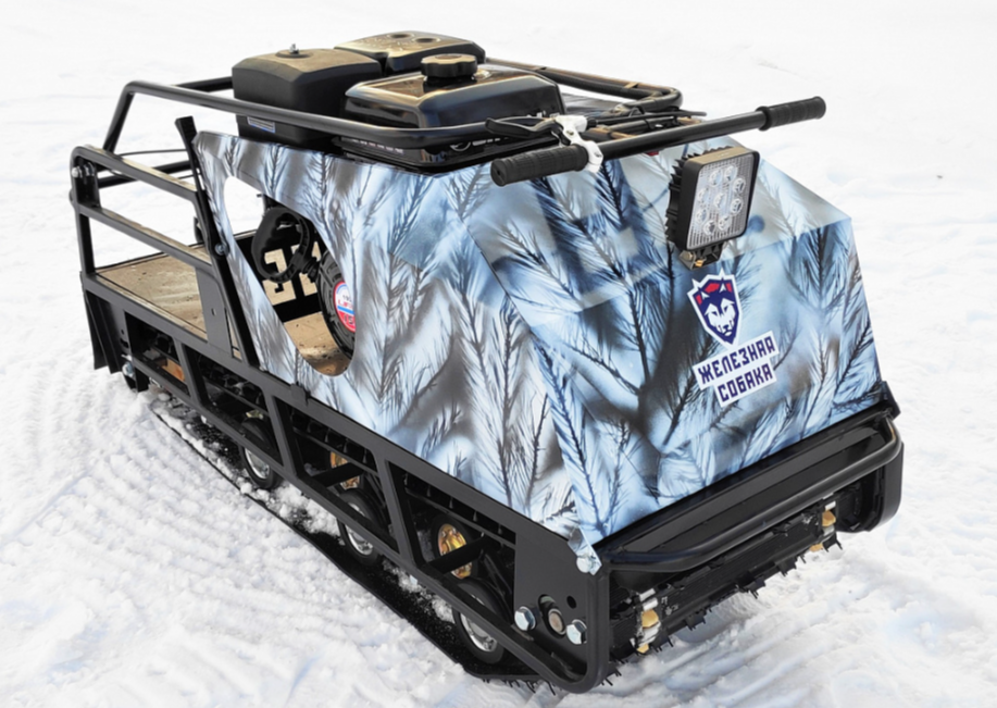Мотобуксировщик Irondog (Железная собака) M500 20  Камуфляж Охотник в Северодвинске