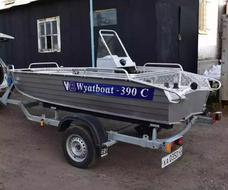 Алюминиевая лодка Wyatboat-390 C в Северодвинске