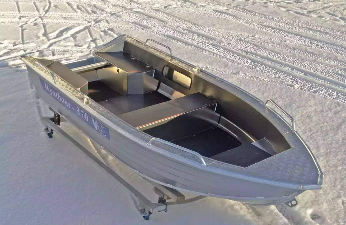 Алюминиевая лодка Wyatboat-370 в Северодвинске