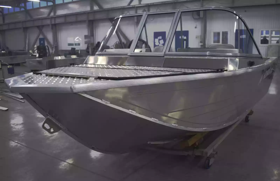 Алюминиевый катер Неман-450 DC NEW без покраски в Северодвинске