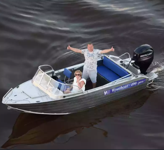 Алюминиевый катер Wyatboat-490 Pro в Северодвинске