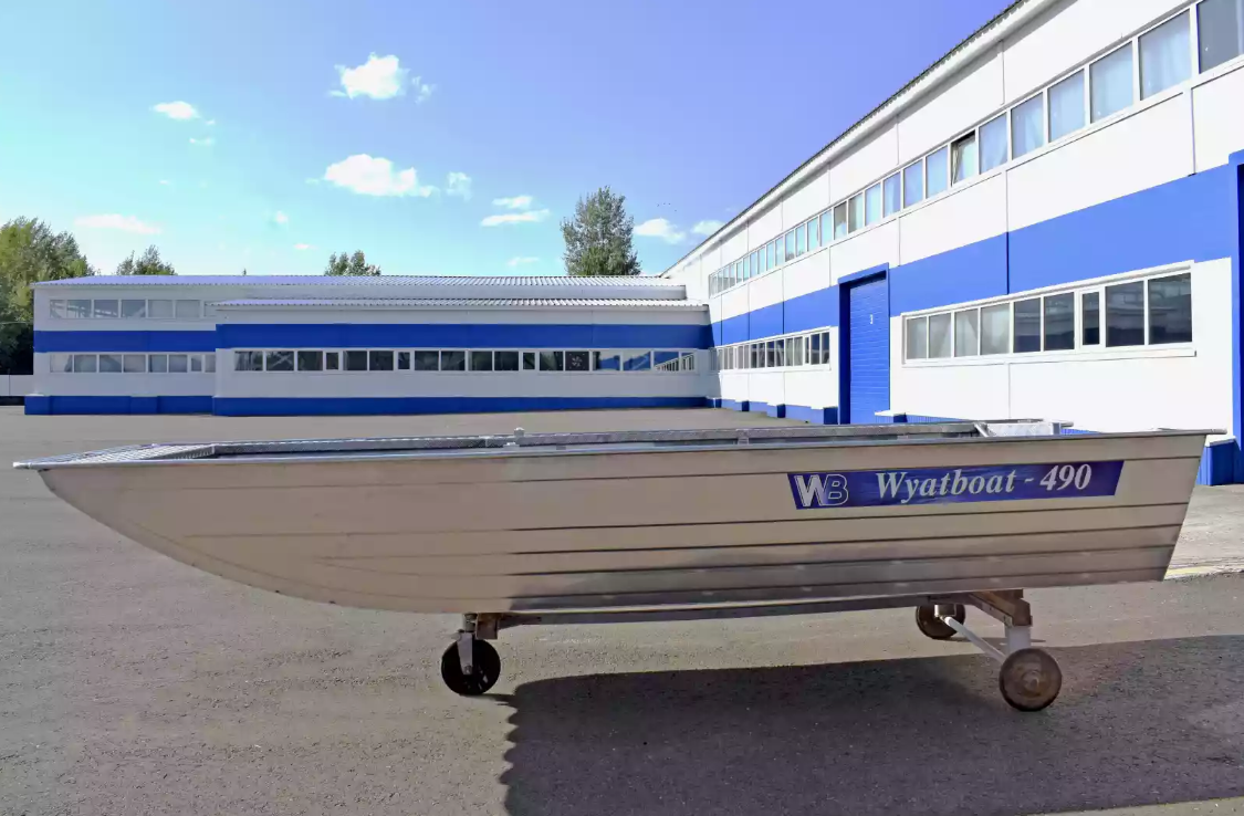 Алюминиевая лодка Wyatboat-490 Jonboat в Северодвинске