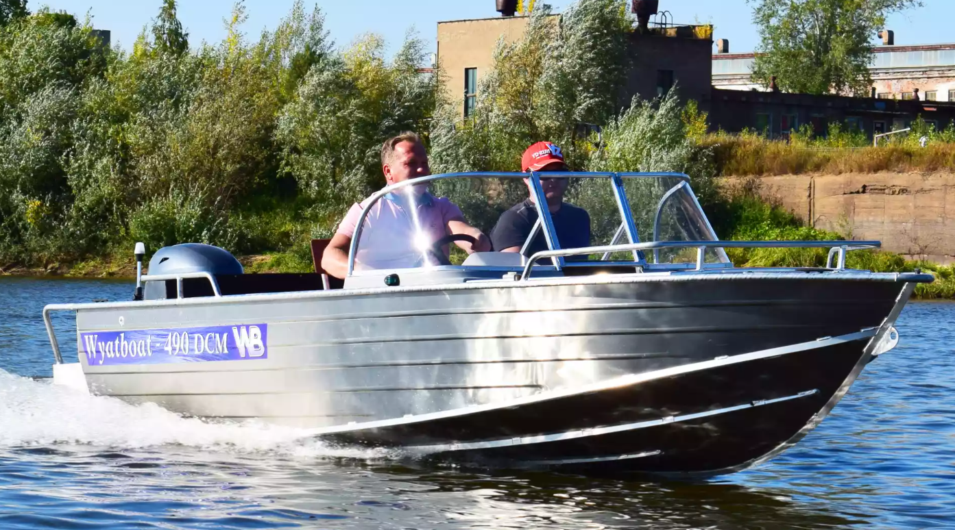 Алюминиевый катер Wyatboat-490 DCM в Северодвинске