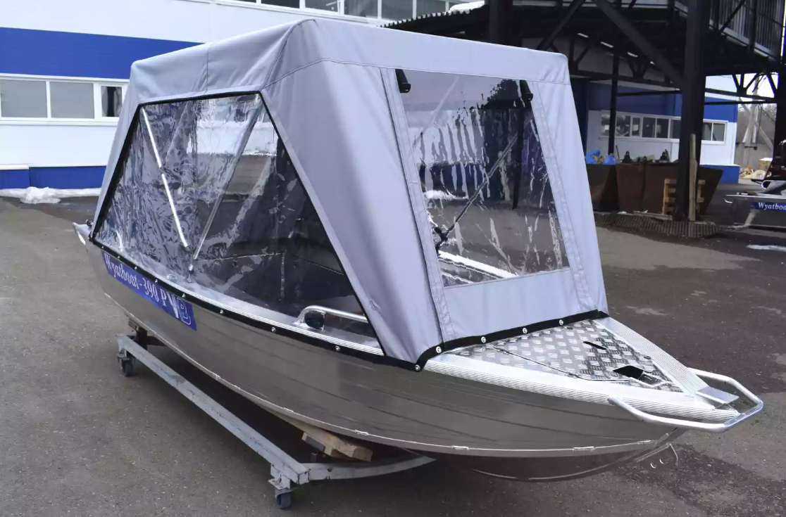Алюминиевая лодка Wyatboat-390РМ в Северодвинске
