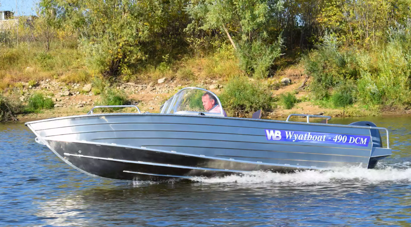 Алюминиевый катер Wyatboat-490 DCM в Северодвинске