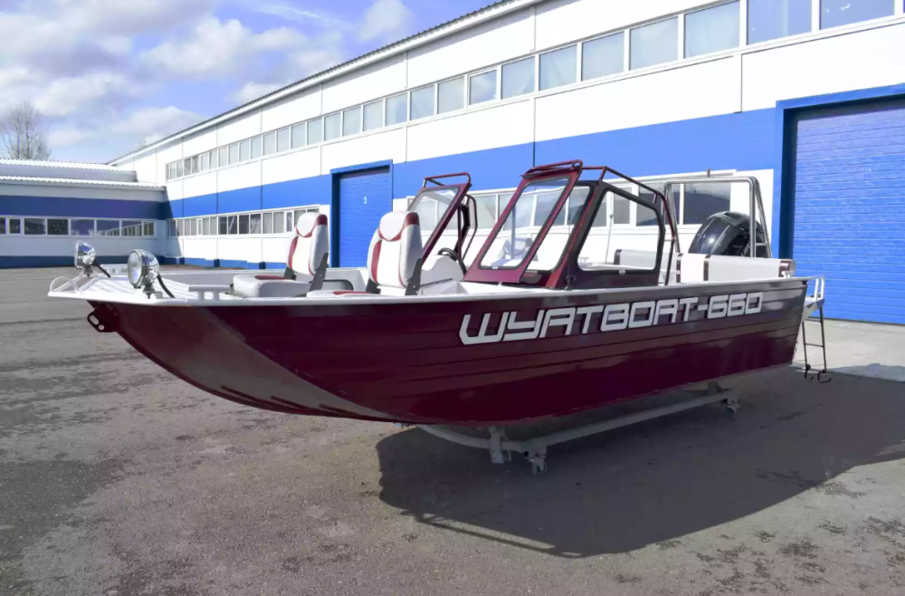 Алюминиевый катер Wyatboat-660 в Северодвинске