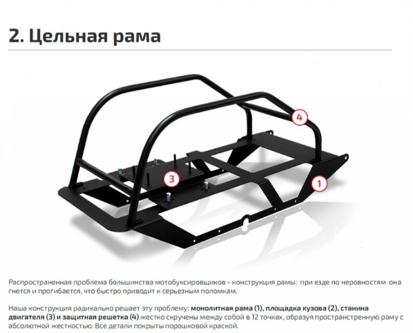 Мотобуксировщик НОРКА 380 MINI 9 л.с. в Северодвинске