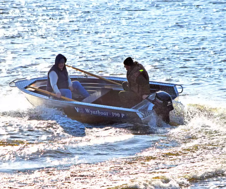 Алюминиевая лодка Wyatboat-390 P в Северодвинске