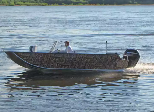Алюминиевый катер Wyatboat-660 в Северодвинске