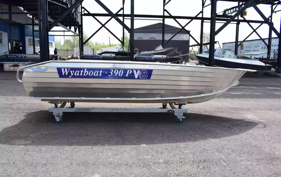 Алюминиевая лодка Wyatboat-390Р Увеличенный борт в Северодвинске