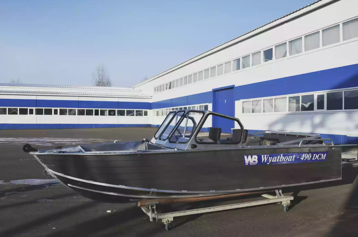 Алюминиевый катер Wyatboat-490 DCM Pro в Северодвинске