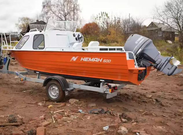 Алюминиевый катер Неман-500 (каютный) в Северодвинске