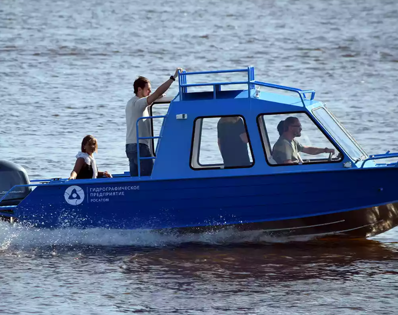 Алюминиевый катер Неман-500 (закрытая рубка) в Северодвинске