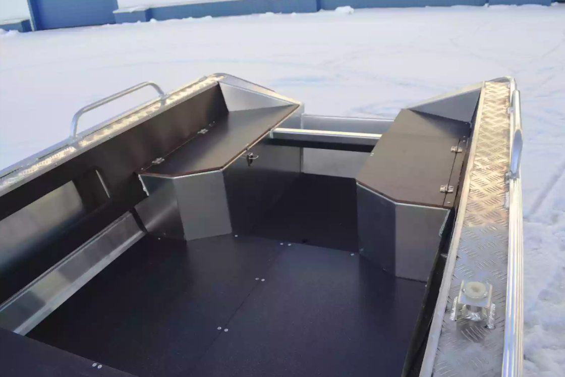 Алюминиевая лодка Wyatboat-370 в Северодвинске