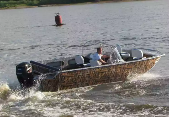 Алюминиевый катер Wyatboat-660 в Северодвинске