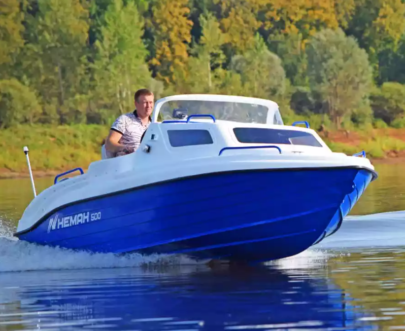Комбинированный катер Neman-500 с каютой в Северодвинске