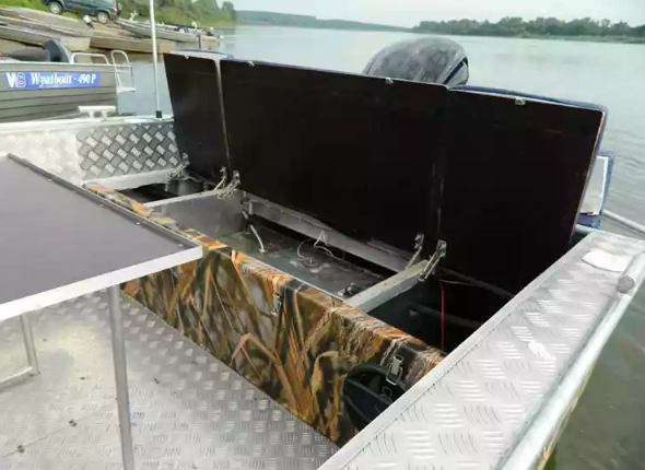 Алюминиевый катер Wyatboat-660 в Северодвинске