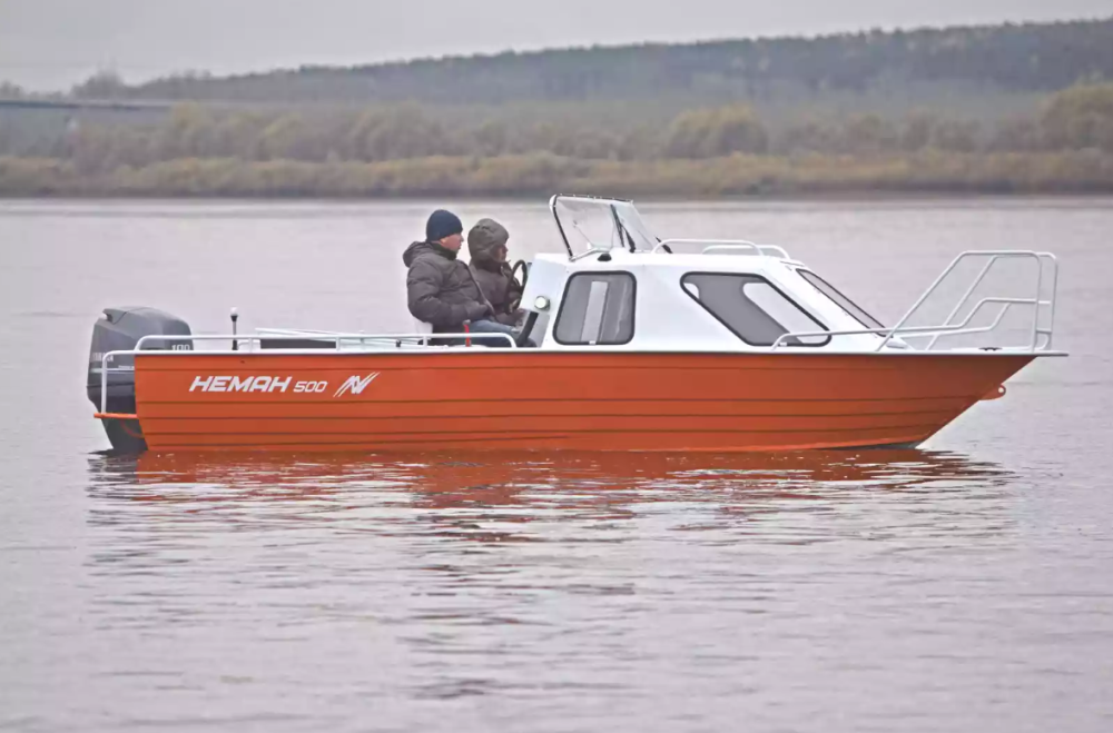 Алюминиевый катер Неман-500 (каютный) в Северодвинске