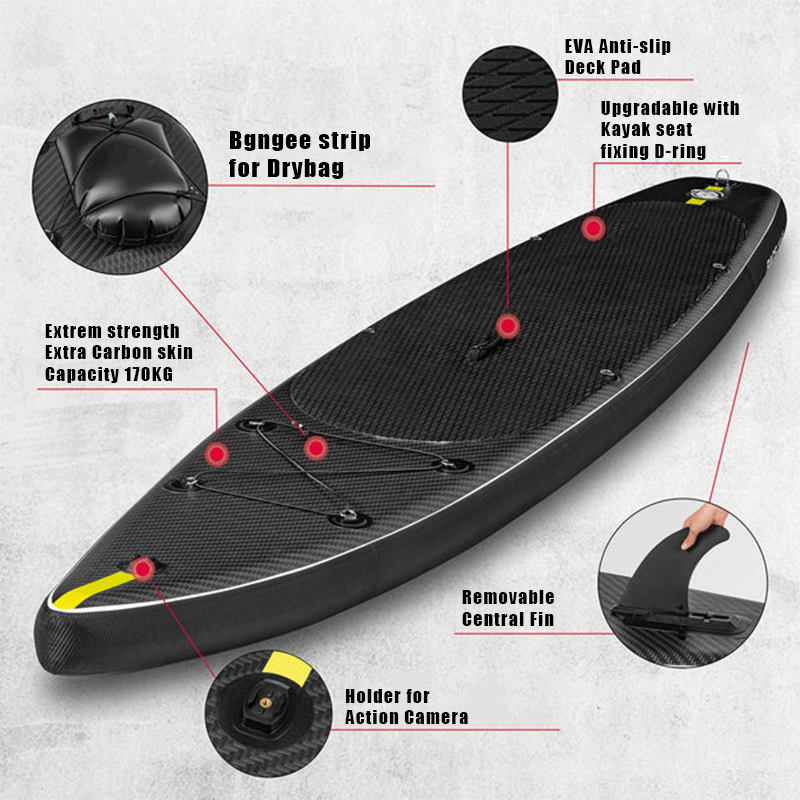 SUP (САП) ДОСКА MISHIMO CARBON DARKSIDE 11’ (335СМ) в Северодвинске