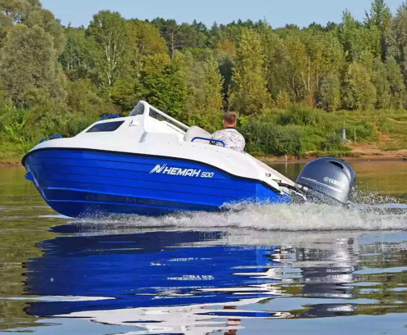 Комбинированный катер Neman-500 с каютой в Северодвинске