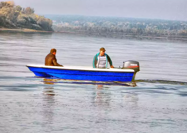 Стеклопластиковая лодка Wyatboat 430 тримаран в Северодвинске