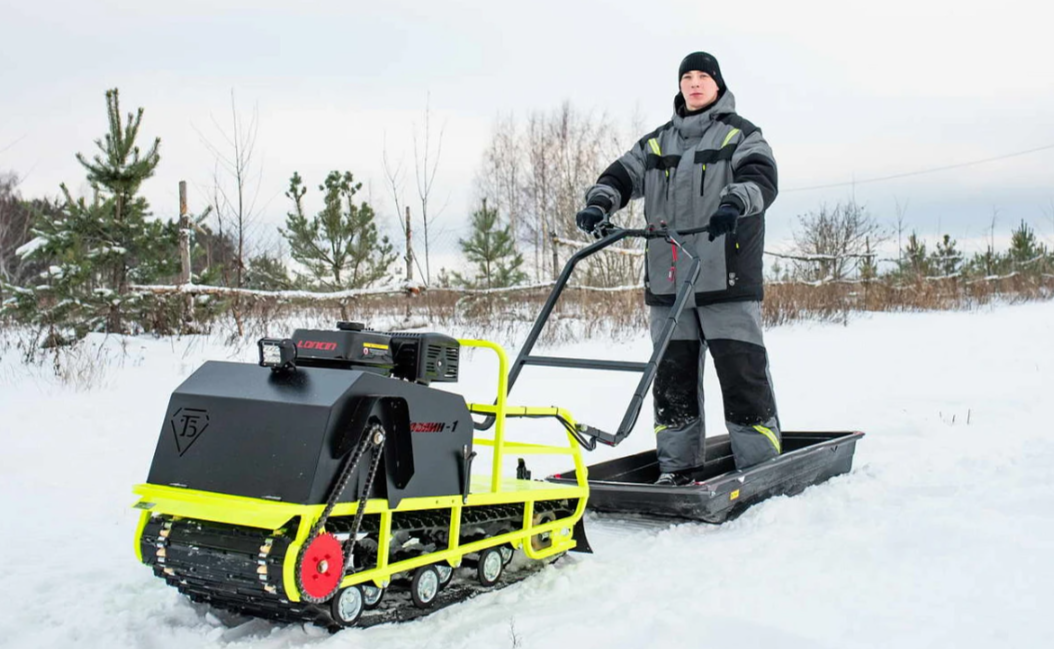 Мотобуксировщик Бурлак ХОЗЯИН-1 (капот ткань) в Северодвинске