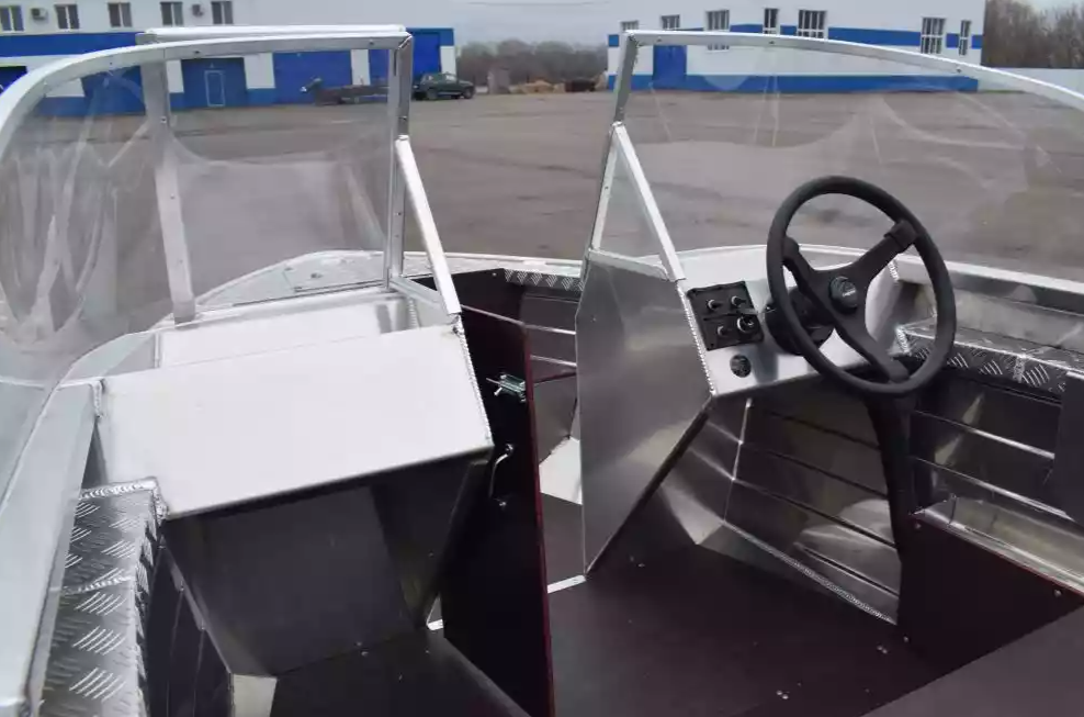 Алюминиевая лодка Wyatboat-390 DCM Увеличенный борт в Северодвинске