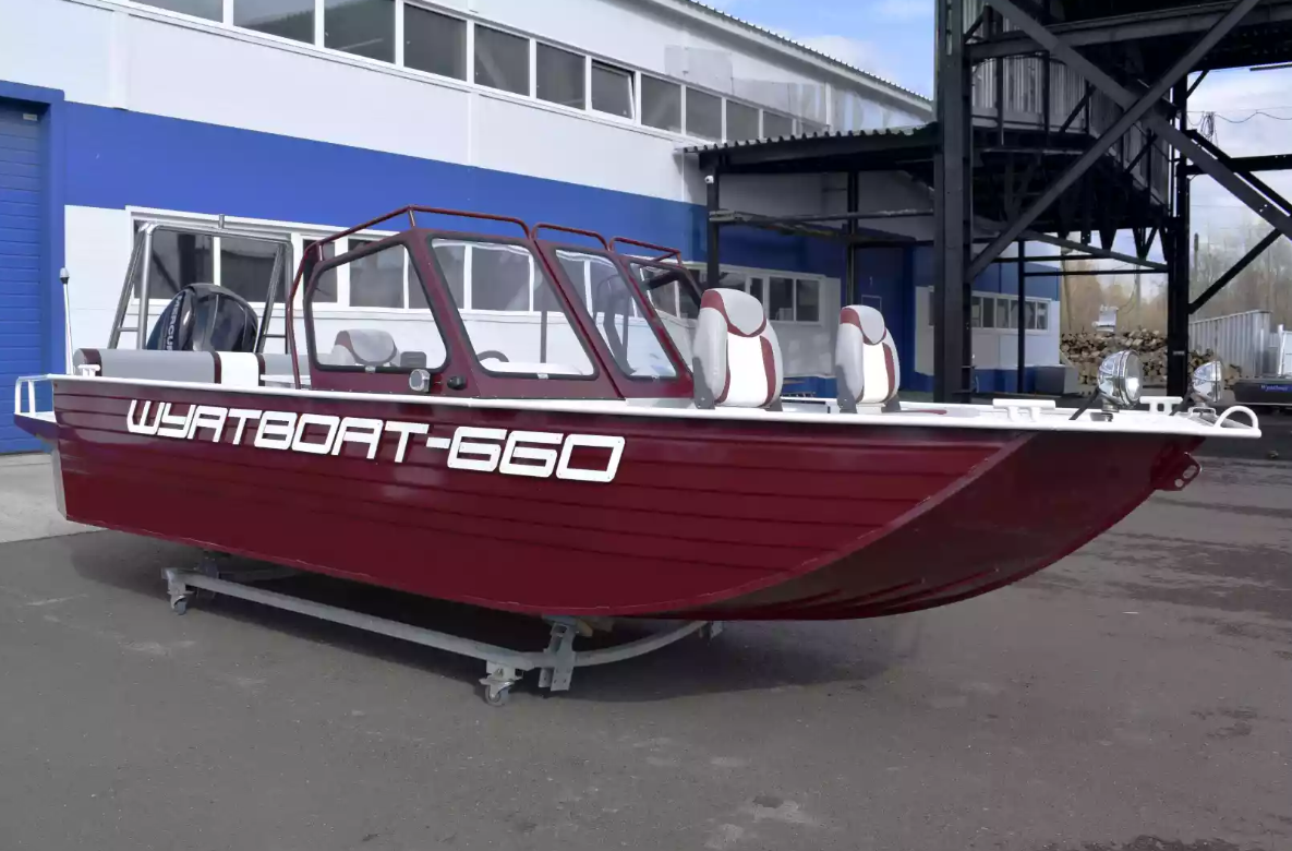 Алюминиевый катер Wyatboat-660 в Северодвинске