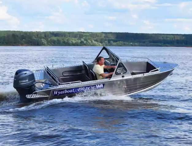 Алюминиевый катер Wyatboat-490 DCM Pro в Северодвинске